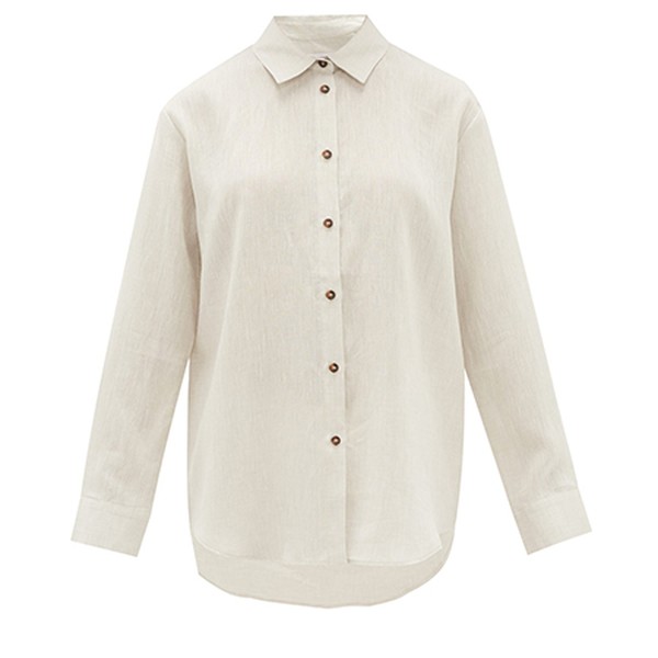 Milan Organic-Linen Shirt from Asceno