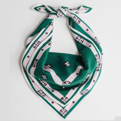 Silk Printed Neck Scarf from & Other Stories