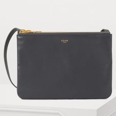 Small Trio Bag In Smooth Lambskin from Celine