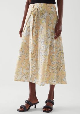 Printed Midi Skirt from Cos