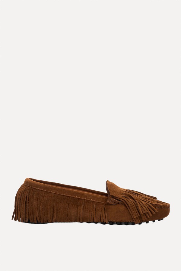 Fringed Suede Loafers from Scarosso