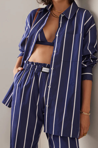 Rio Stripe Oversized Shirt from Yaitte