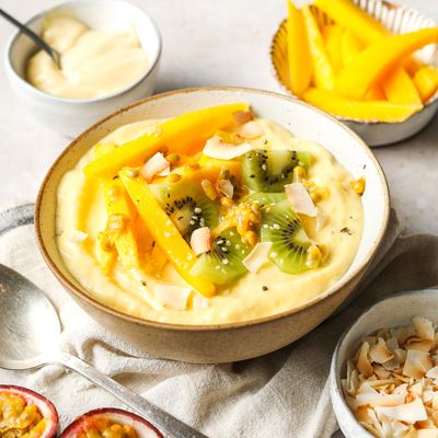 Mango And Passionfruit Smoothie Bowl