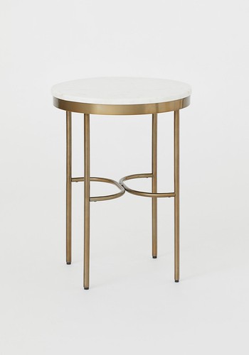 Small Marble Side Table from H&M