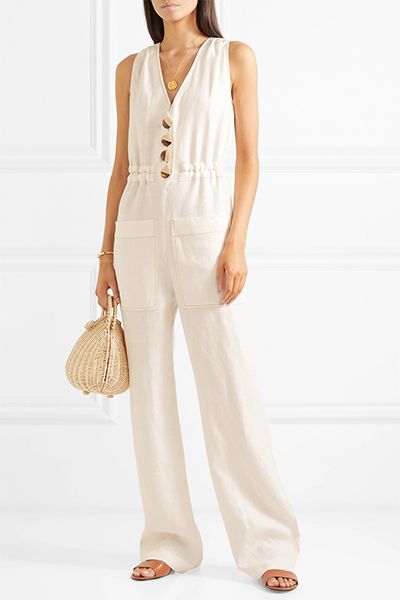 Button Linen Jumpsuit from Nicholas