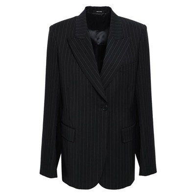 Pinstriped Virgin Wool Blazer from Maison Margiela