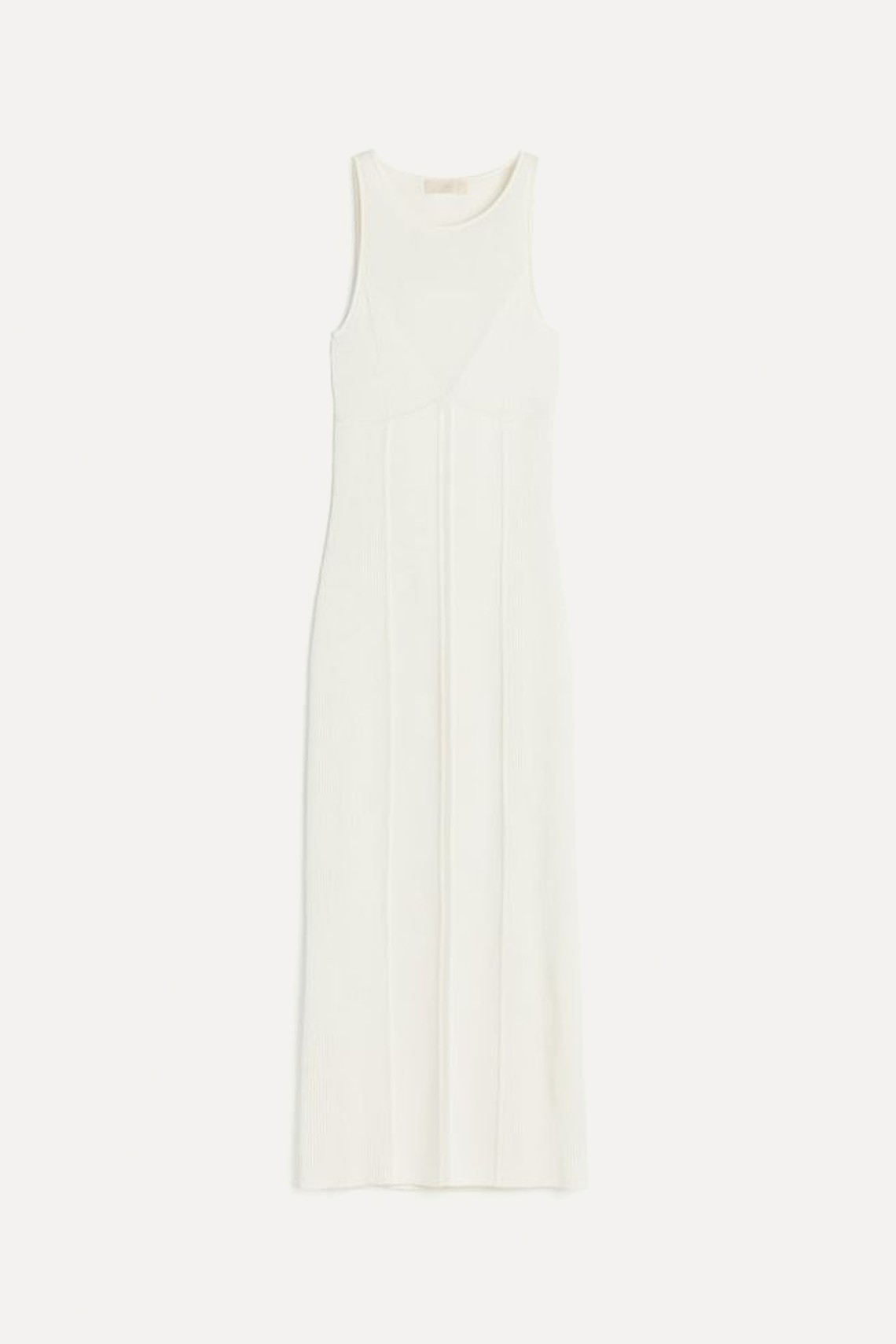 Open-Back Rib-Knit Dress from H&M