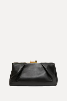 Madison Leather Clutch Bag from Reiss