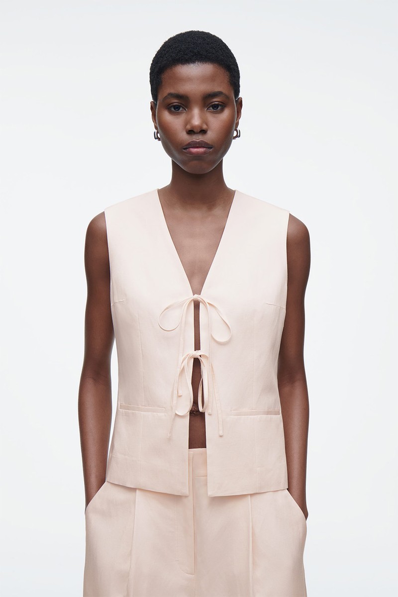 Tie-Front Waistcoat from COS