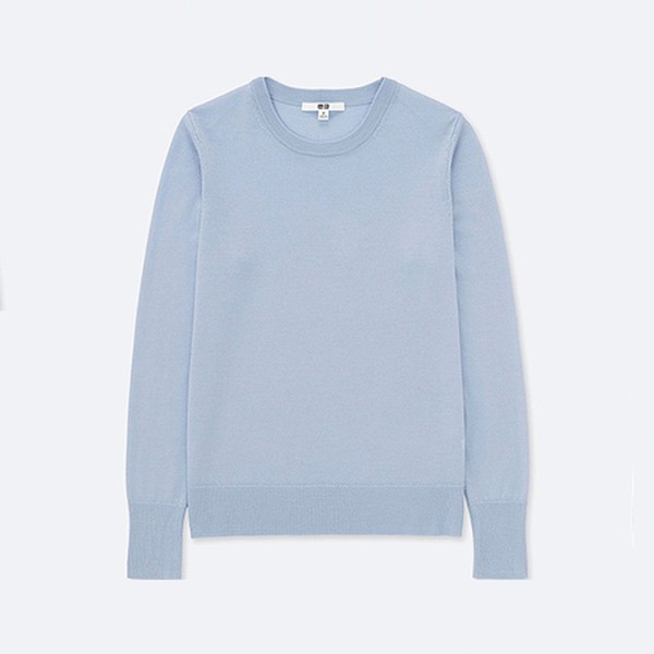 Extra Fine Merino Crew Neck Sweater from Uniqlo