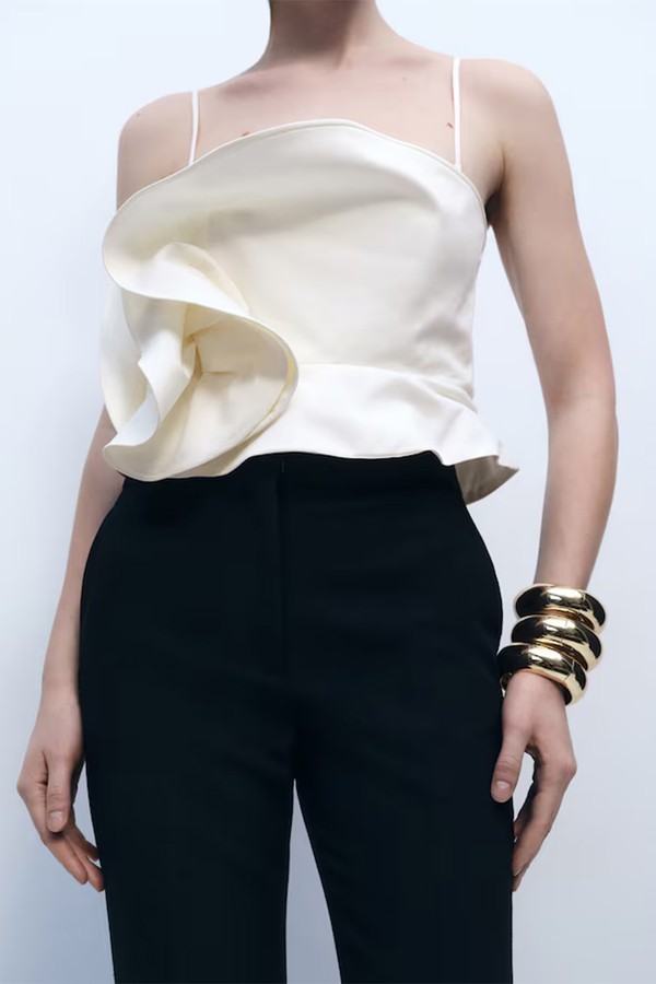 Maxi Ruffle Top from Mango