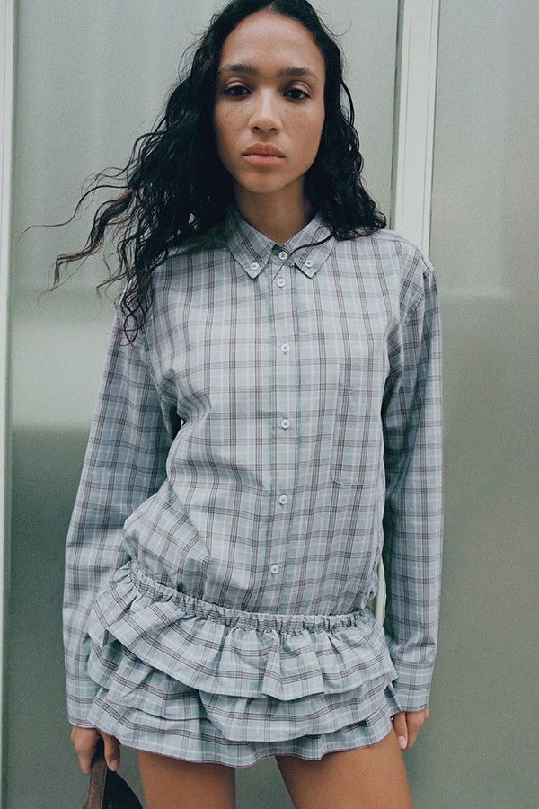 Check Cotton Shirt from Mango