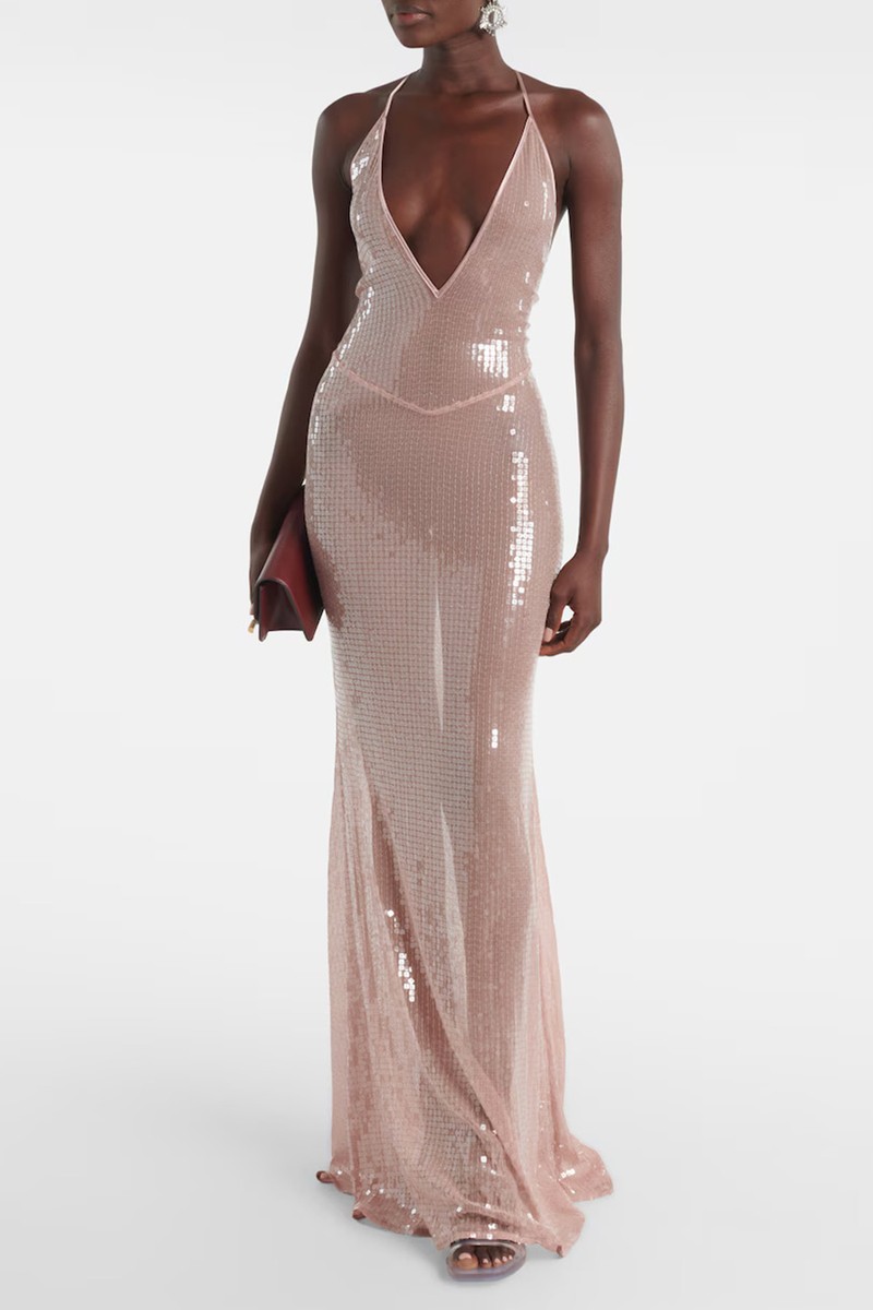  Claudie Sequined Sheer Gown from The New Arrivals Ilkyaz Ozel