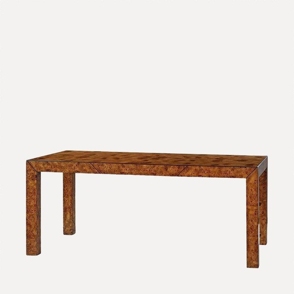 Modern Burl Dining Table from 1st Dibs
