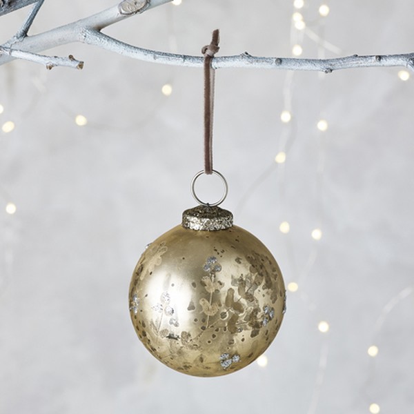 Etched Mercury Bauble