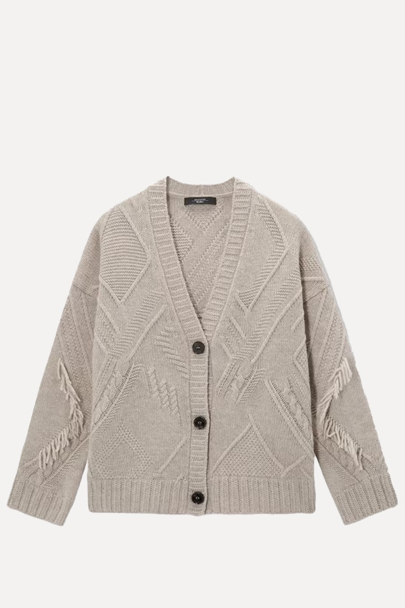 Stallo Textured Pure Wool Cardigan from Weekend MaxMara