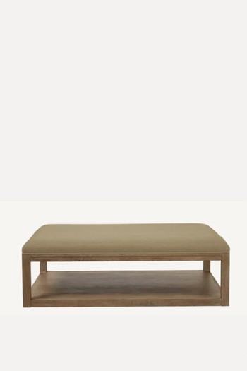 Glin Linen Ottoman from OKA