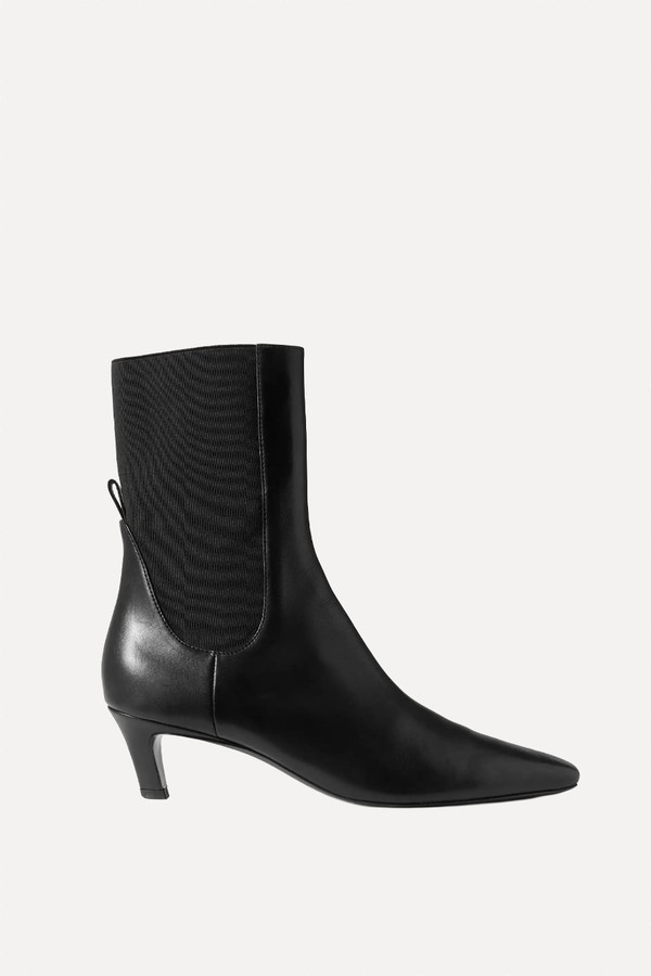 The Mid Heel Leather Chelsea Boots from TOTEME