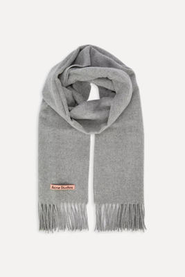 Canada New Logo-Embroidered Wool Scarf  from Acne Studios 