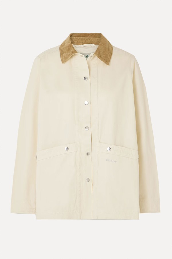 Sonnie Corduroy-Trimmed Cotton-Canvas Jacket from Barbour