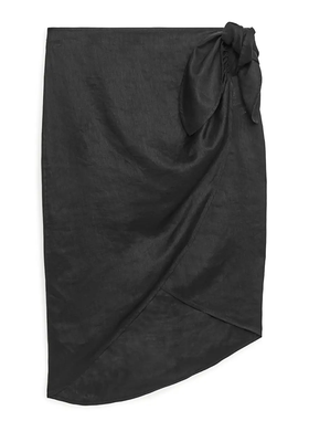 Linen Wrap Skirt from Arket
