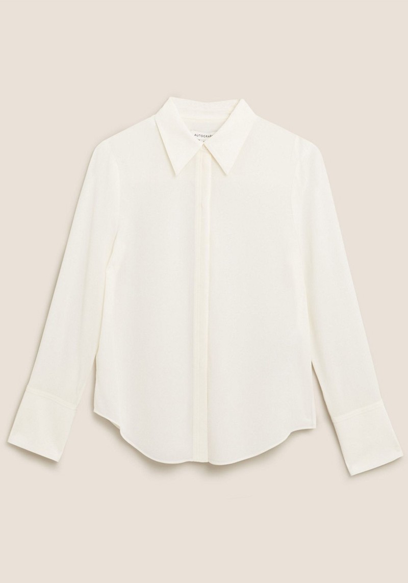 Pure Silk Long Sleeve Shirt