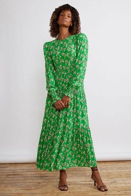 Nicole Green Floral Maxi Dress from Kitri
