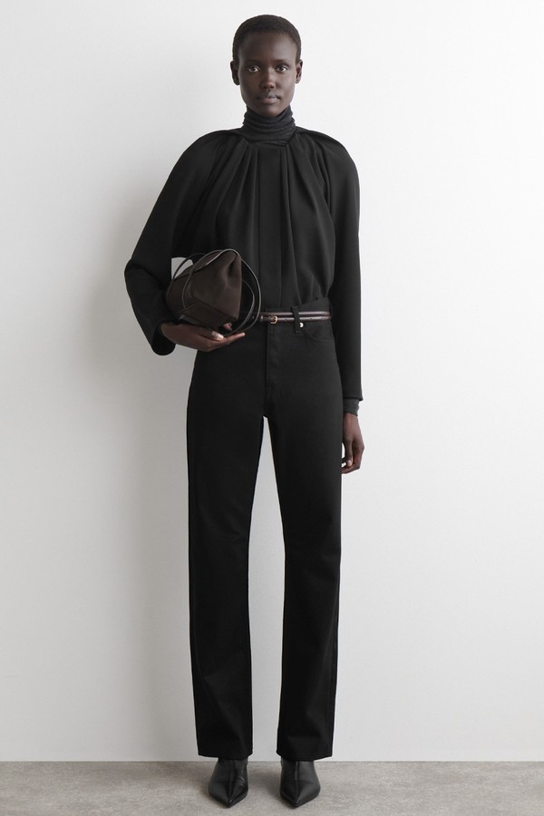 Voluminous Pleated Blouse