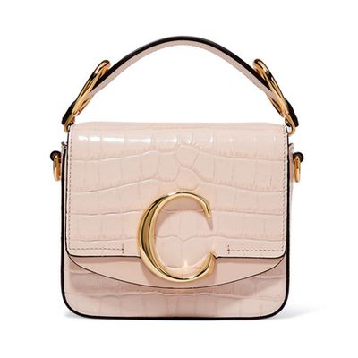 C Mini Leather Shoulder Bag from Chloé