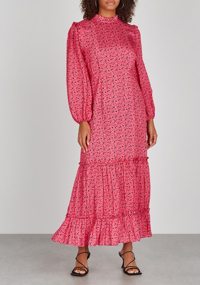 Monet Printed Cotton-Blend Maxi Dress from Rixo