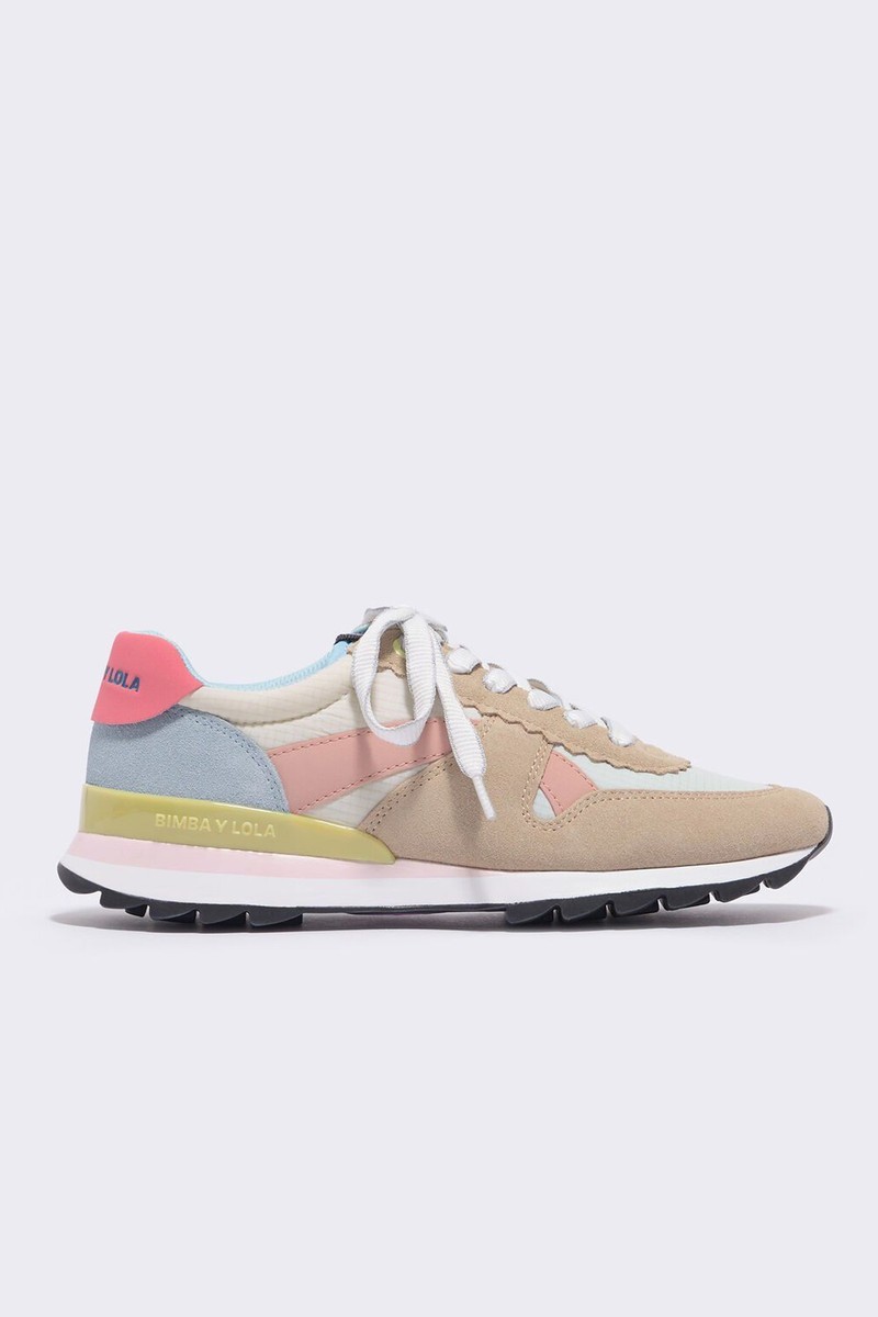 Beige Technical Sneaker from Bimba Y Lola