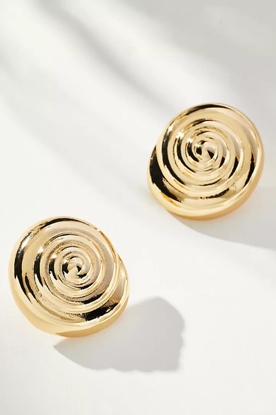 Spiral Post Stud Earrings from Anthropologie