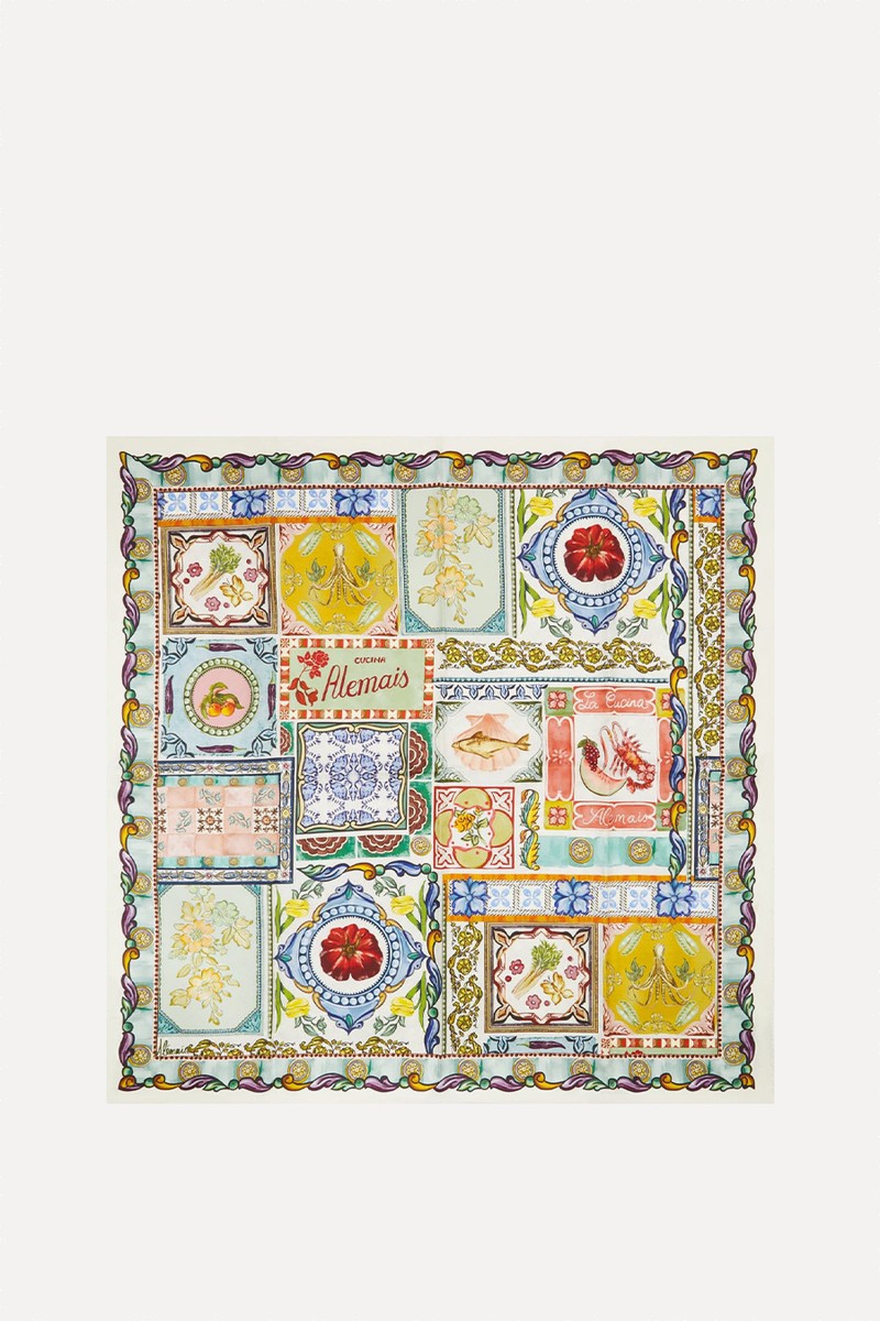 Tommasina Silk Scarf from Alémais