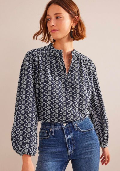 Oversized Broderie Shirt