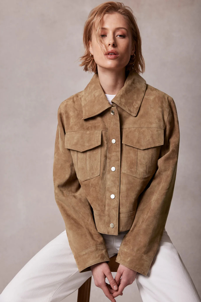 Suede Western Jacket, £329 | Mint Velvet