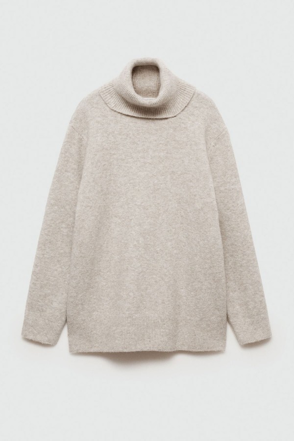 Turtleneck Knit Sweater from Mango
