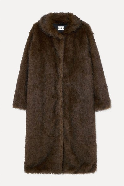 Long Faux Fur Coat from Na-kd