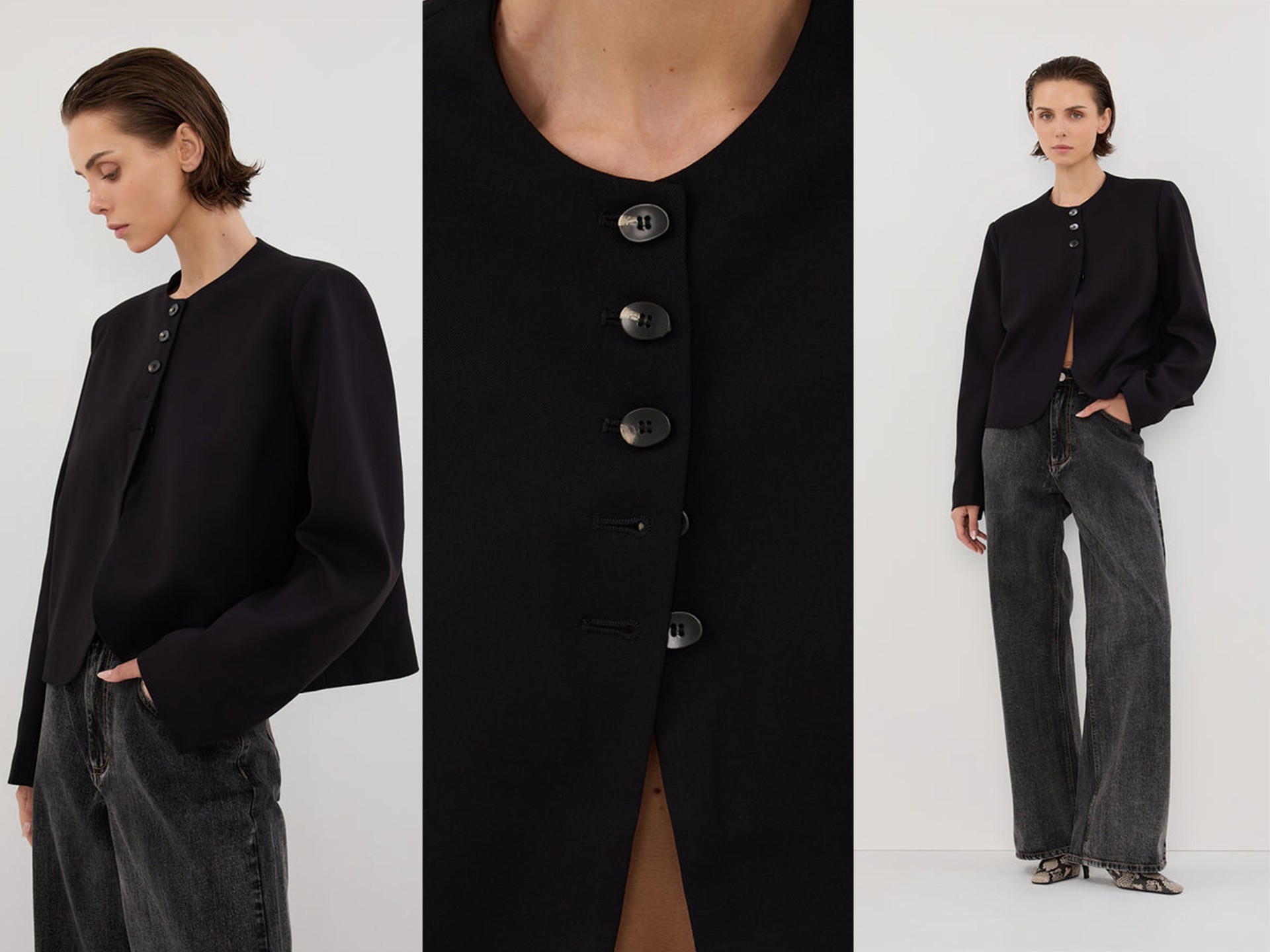 Ryan Cropped Blazer from DISSH 