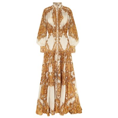 Zippy Printed Silk Maxi Dress from Zimmermann