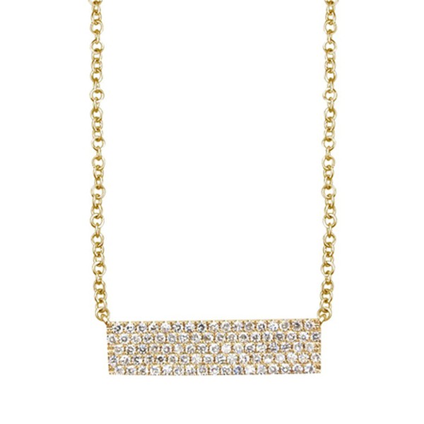 Yellow Bar Necklace