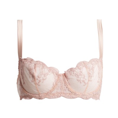 Antoinette Lace & Tulle Balconette Bra from Fleur Of England