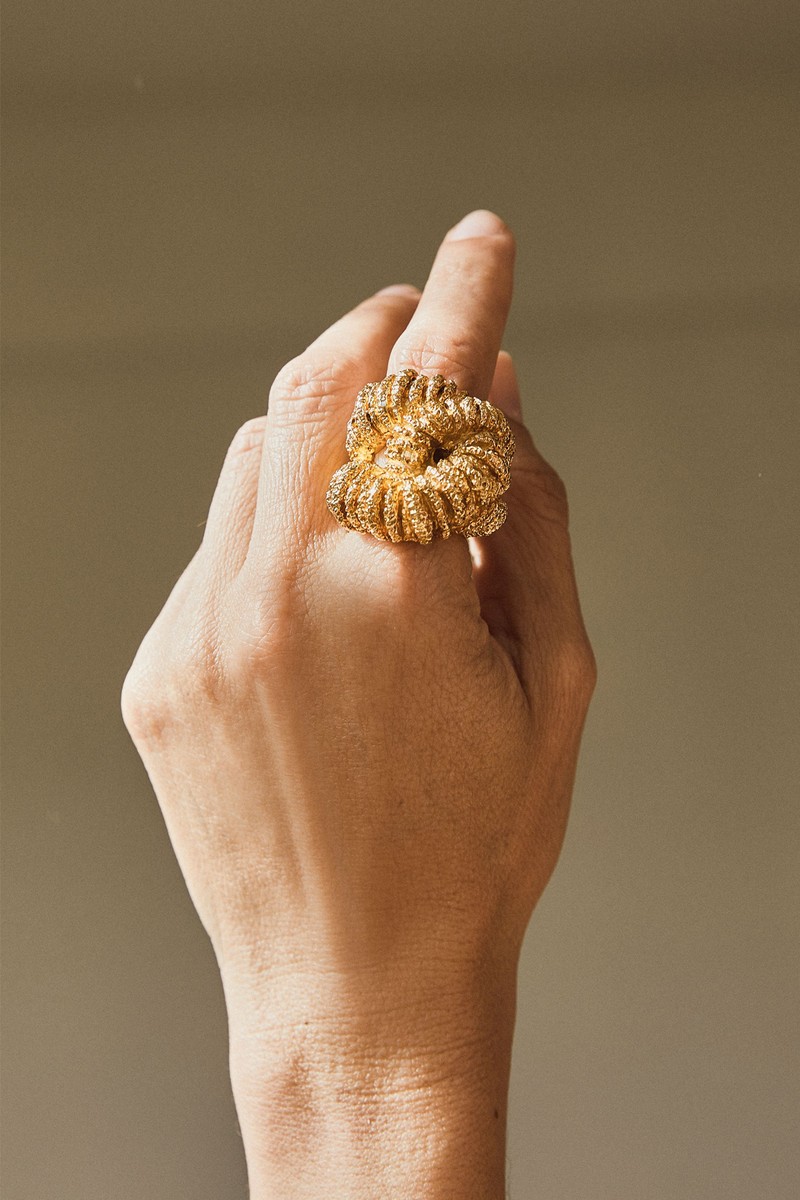 Era 18k Gold-Plated Ring, £210 | Paola Sighinolfi