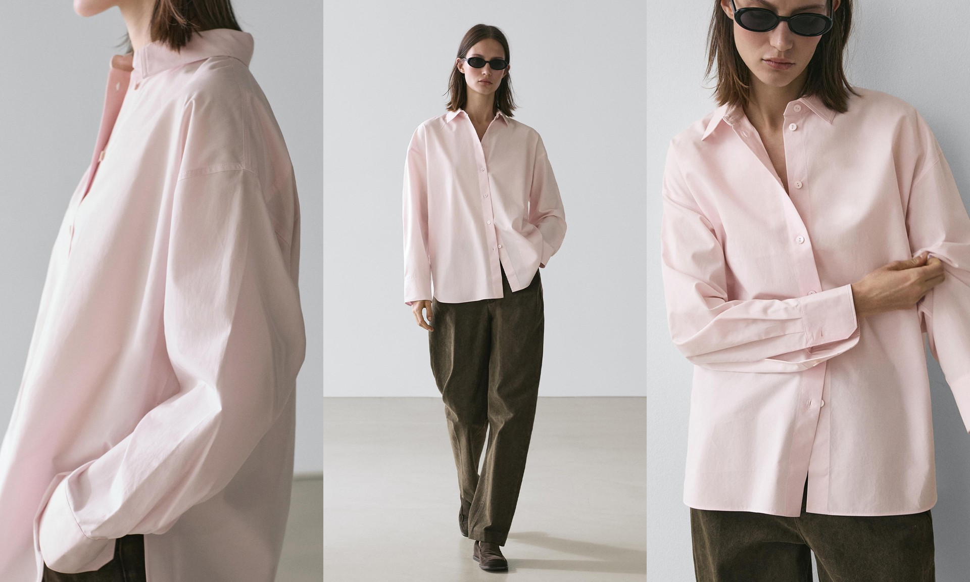 Poplin & Cotton Blend Shirt 