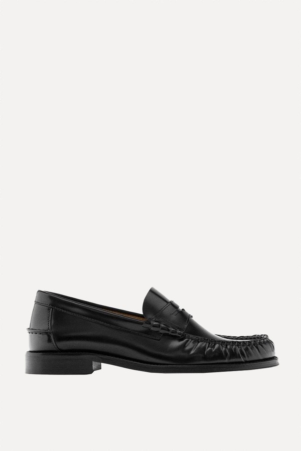 Soft Leather Loafers   from Massimo Dutti