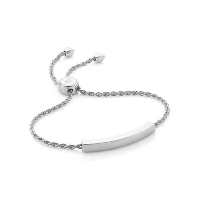 Linear Chain Bracelet in Sterling Silver