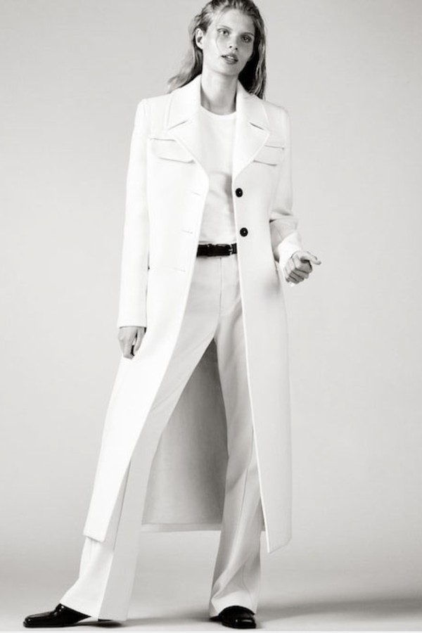 Wool Three-Button Coat