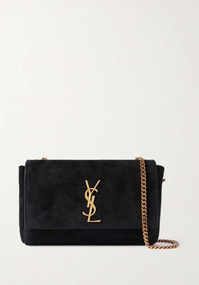 Kate Small Suede & Leather Shoulder Bag from Saint Laurent