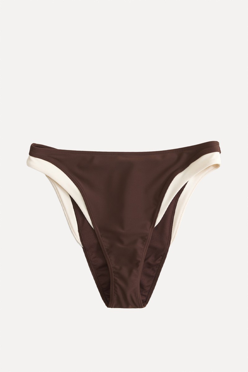 Mid Rise High-Leg Moderate Bottom.