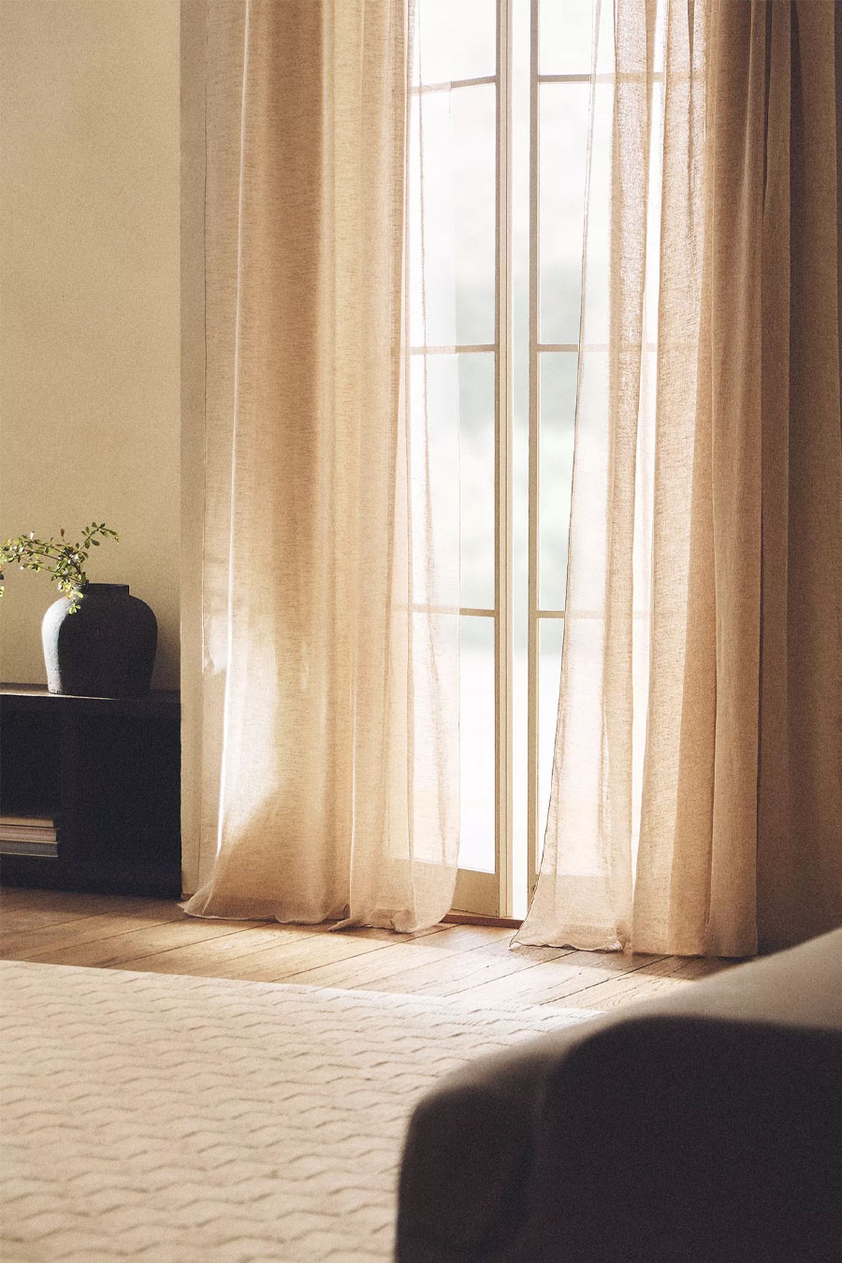 Sheer Double-Width Curtain