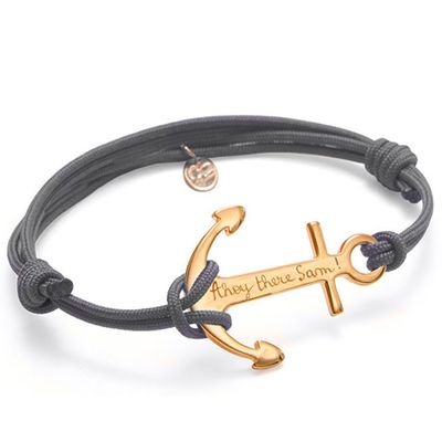 Personalised Anchor Bracelet from Merci Maman